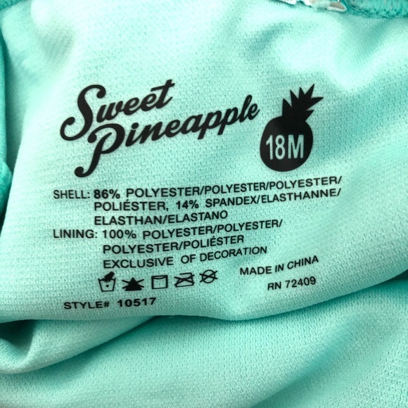 Mermaid print and ruffle swim suit (18 months) - Picture 7 of 7